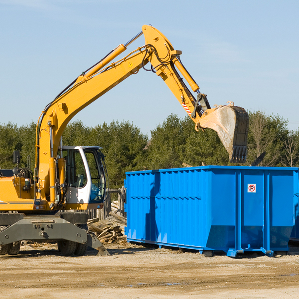 what are the rental fees for a residential dumpster in Mina NY